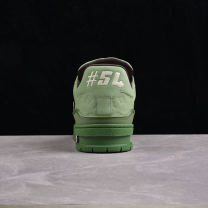 Louis Vuitton Trainer Monogram Green