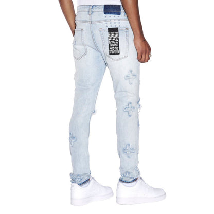 Ksubi Jeans Blue Cross