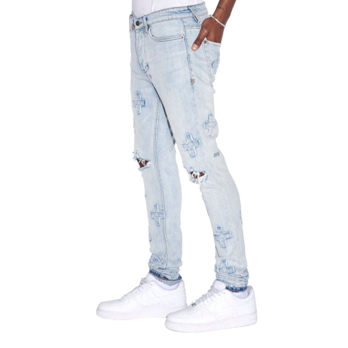 Ksubi Jeans Blue Cross