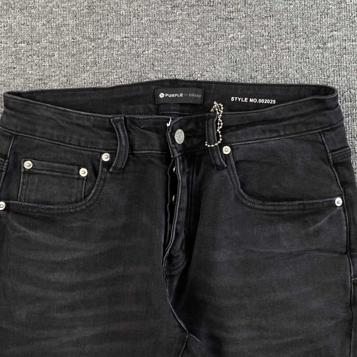 Purple Brand Jeans Flare Black Diamond Writing