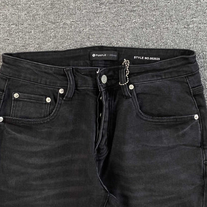 Purple Brand Jeans Flare Black Diamond Writing