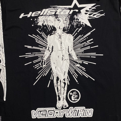 Camiseta Longsleeve Hellstar Victory Within Black
