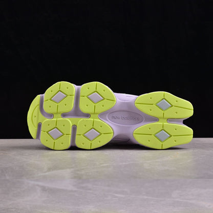 New Balance 9060 White And Lime Green
