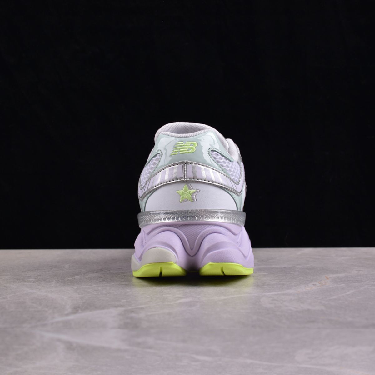 New Balance 9060 White And Lime Green