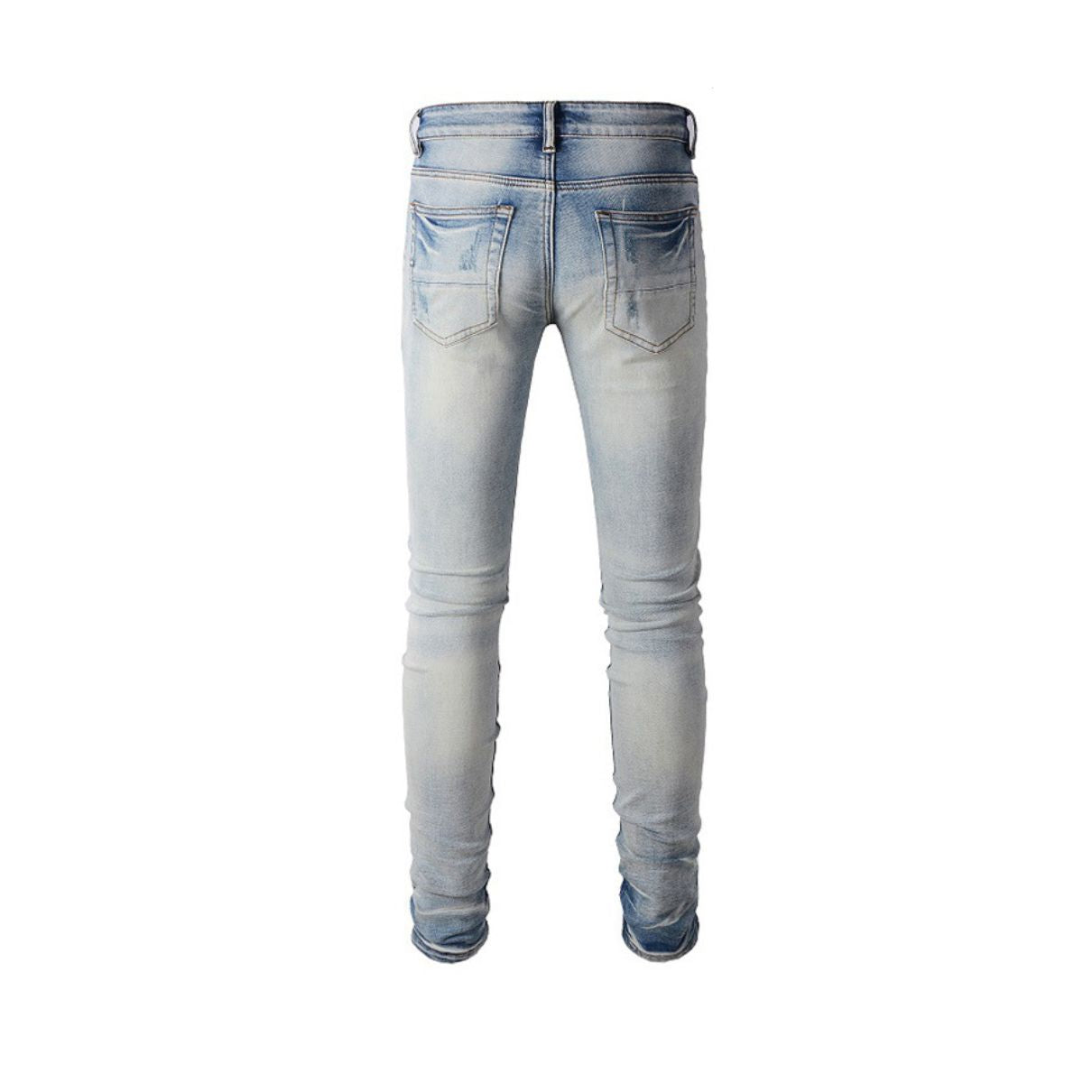 Slim Fit Jeans Blue And Black