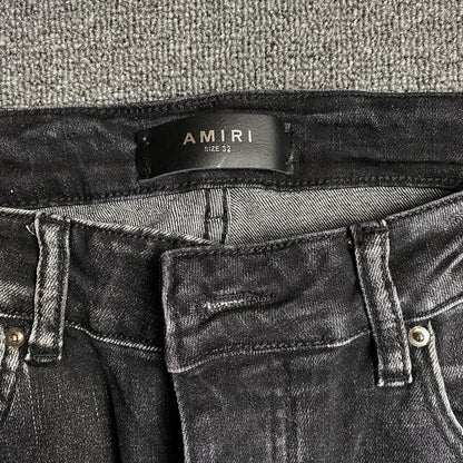 Amiri Jeans Black And Red