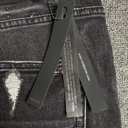 Amiri Jeans Black And Red