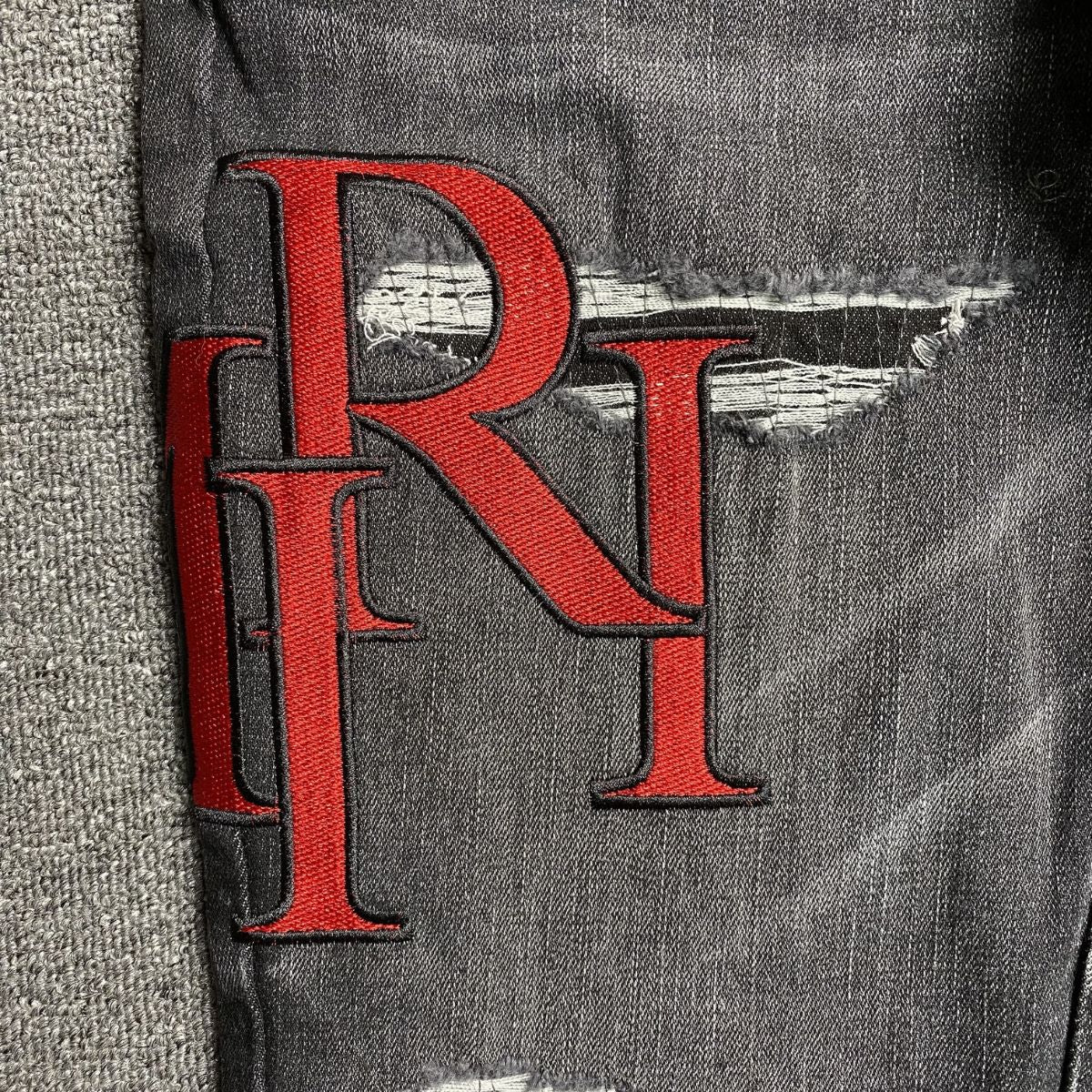 Amiri Jeans Black And Red