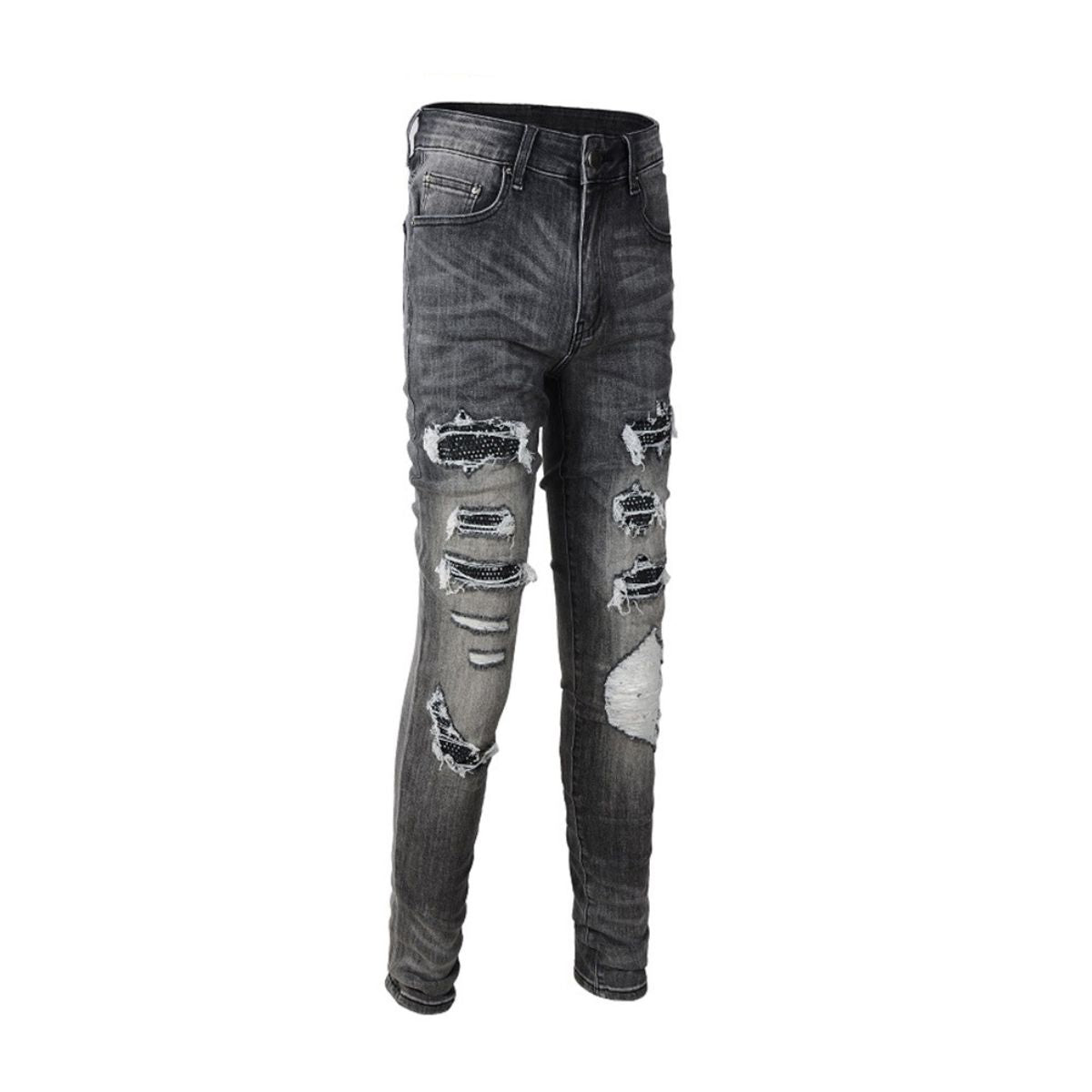 Slim Fit Jeans Grey Diamond