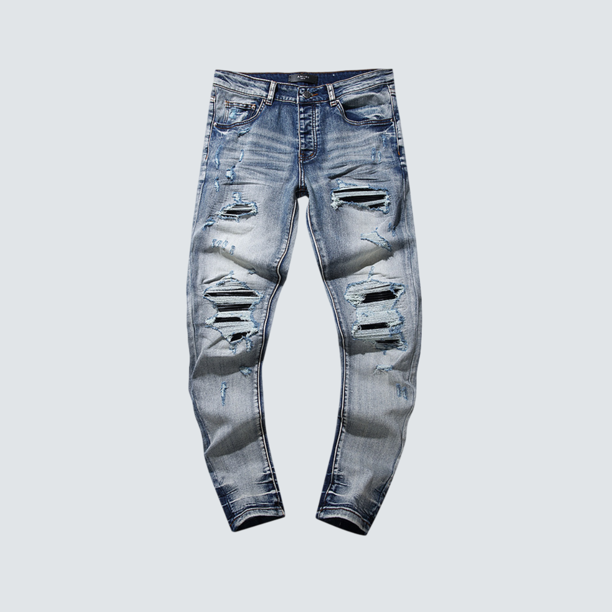 Amiri Jeans Blue And Black