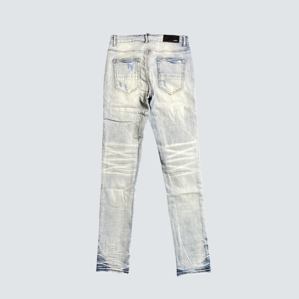 Amiri Jeans Blue And Black