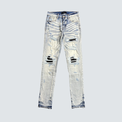 Amiri Jeans Blue And Black