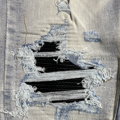 Amiri Jeans Blue And Black